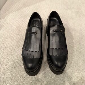 Cult Black Leather Loafers